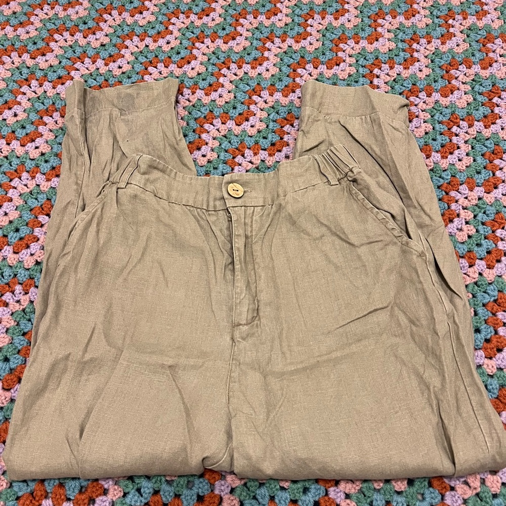 Stylish Tan Women's Pants